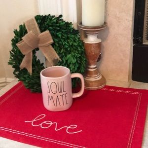 NWT Rae Dunn Pink SOUL MATE Mug
